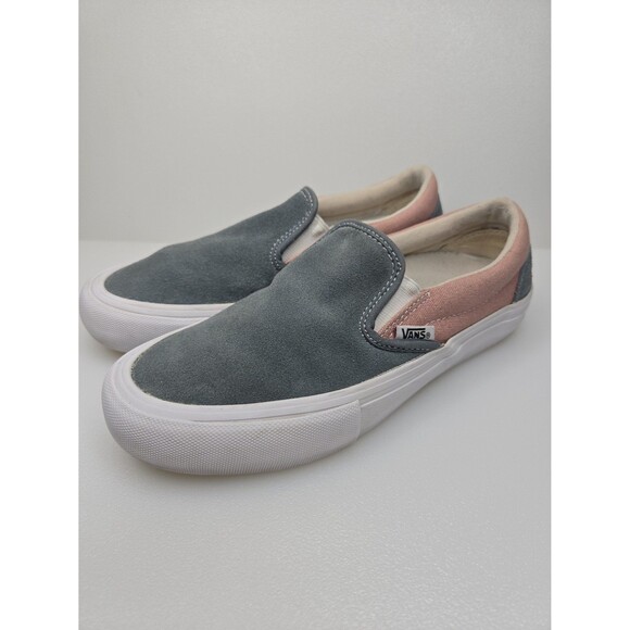 VANS Off The Wall Slip-On Pro Suede Pink Gray Men's Shoes Size 5 Duracap Skate - Picture 10 of 12